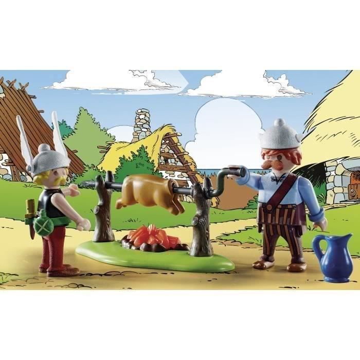 PLAYMOBIL 70931 Le banquet du village, Astérix, Personnages de la BD, Des 5 ans