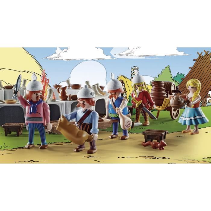 PLAYMOBIL 70931 Le banquet du village, Astérix, Personnages de la BD, Des 5 ans