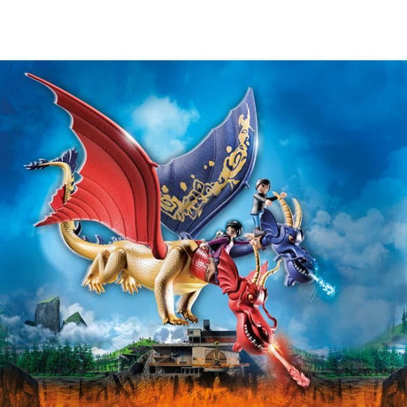 PLAYMOBIL 71080 Dragons WuWei & Jun, Jouet pour Enfant, 2 personnages et accessoires, Dragons Nine Realms