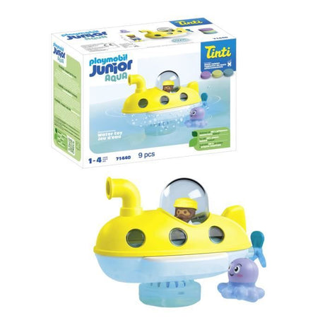 PLAYMOBIL Junior 71440 Sous-marin, Junior AQUA Tinti, Jouet pour le bain, Des 12 mois