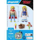 PLAYMOBIL 71544 Tragicomix et Falbala, Personnages d'Astérix, 14 pieces, Des 5 ans