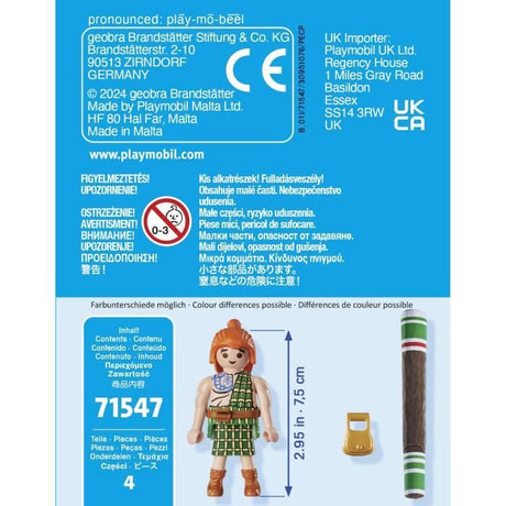 PLAYMOBIL 71547 Mac Oloch, Astérix, Personnages de la BD, Des 5 ans