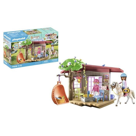 PLAYMOBIL 71638 Espace détente cavalieres, Horses of Waterfall, 63 pieces, Des 4 ans