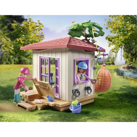 PLAYMOBIL 71638 Espace détente cavalieres, Horses of Waterfall, 63 pieces, Des 4 ans