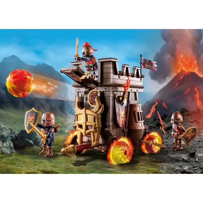 PLAYMOBIL 71643 Char de combat avec canon des Burnham Raiders, Novelmore, 68 pieces, Des 4 ans