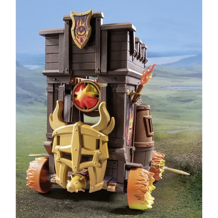 PLAYMOBIL 71643 Char de combat avec canon des Burnham Raiders, Novelmore, 68 pieces, Des 4 ans