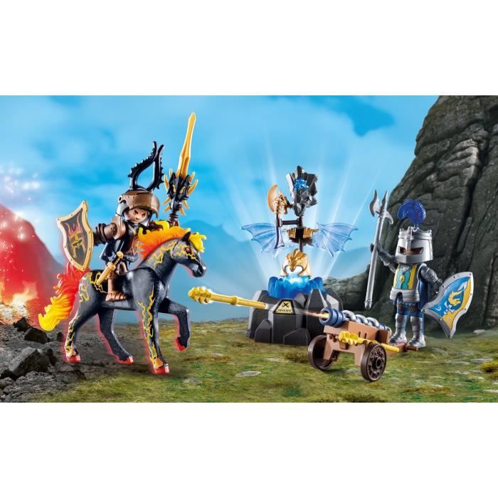 PLAYMOBIL 71645 Duel de chevaliers, Les chevaliers Novelmore, 41 pieces, Des 4 ans