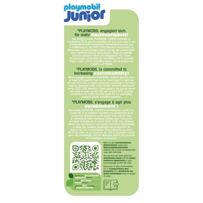 PLAYMOBIL Junior 71695 Winnie l'ourson et culbuto pot de miel, Junior & Disney, Des 12 mois