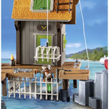 PLAYMOBIL 71792 Port de pirates avec repaire, prisons et canon, 165 pieces, Les Pirates, des 4 ans