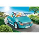 PLAYMOBIL 71809 Cabriolet et jeunes filles avec perche a selfie, My Life, 30 pieces, Des 4 ans