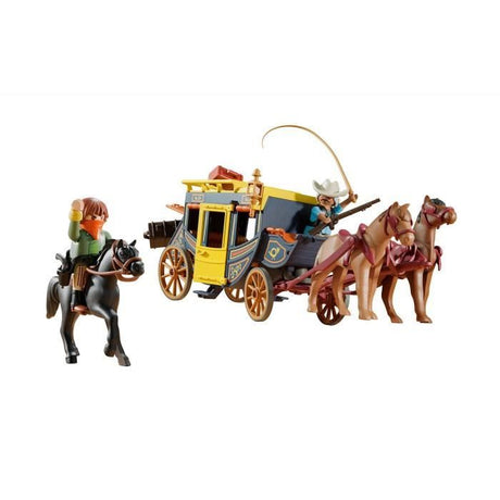 PLAYMOBIL 71862 Attaque de diligence au Far West, Promo Packs, Western, Pour les collectionneurs, 58 pieces, Des 14 ans