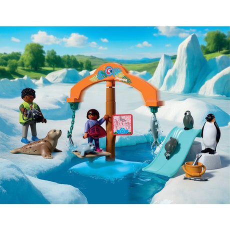 Playmobil 72073 Zoo : a la découverte de la banquise