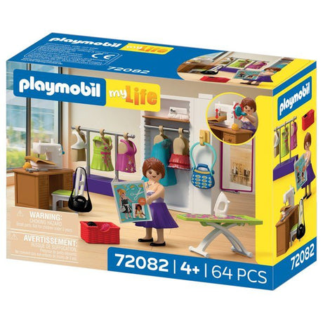Playmobil 72082 Atelier de stylisme, My Life Le shopping, 64 pieces, Des 4 ans
