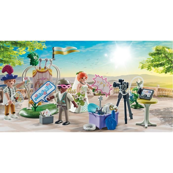 PLAYMOBIL 71367 Couple de mariés et appareil photo, City life, Des 4 ans
