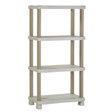 Etagere - PLASTIKEN - Plastique - 70 x 45 x 141 cm - 4 ťtages - Beige