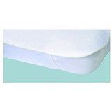 Protege-matelas Alese imperméable Elasretane éponge bouclette 100 % coton 80 x 190 cm Blanc