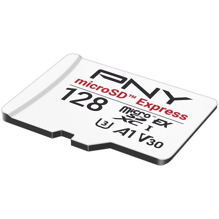 PNY microSD™ Express - Carte mémoire microSDXC - 128 Go - UHS-I U3 V30 A1 - 890/550 Mo/s