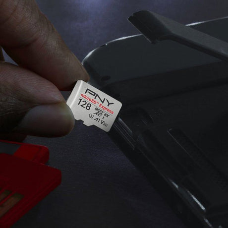 PNY microSD™ Express - Carte mémoire microSDXC - 128 Go - UHS-I U3 V30 A1 - 890/550 Mo/s