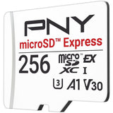 PNY microSD™ Express - Carte mémoire microSDXC - 256 Go - UHS-I U3 V30 A1 - 890/750 Mo/s