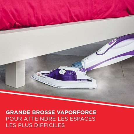 Nettoyeur Vapeur 2-en-1 POLTI Vaporetto SV440 - Balai ou Nettoyeur a Main - 11 Accessoires Inclus - Chauffage en 15 Secondes