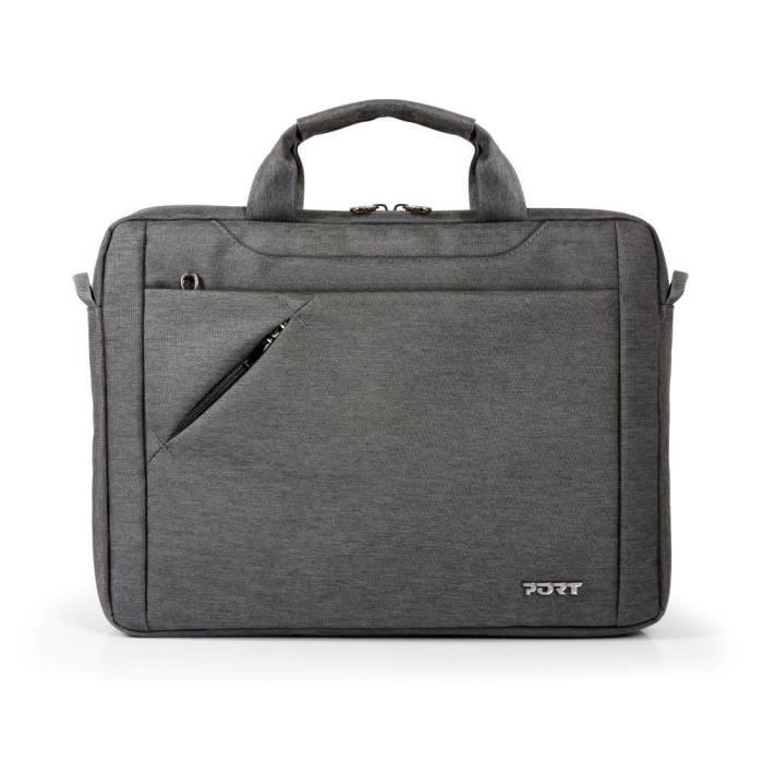 Sacoche PC - PORT DESIGNS - Pour ordinateur portable ECO SYDNEY - 13/14 pouces - Gris