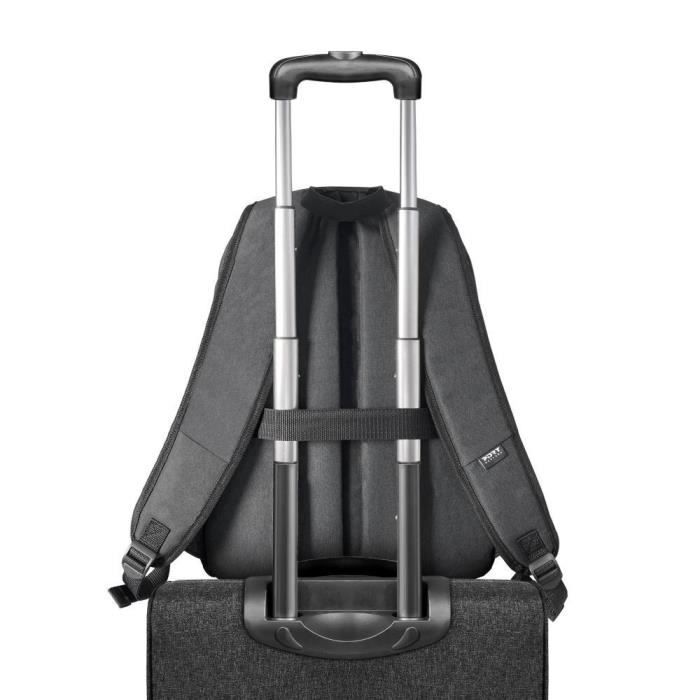 Sac a dos PC - PORT DESIGNS - Pour ordinateur portable HOUSTON - 17.3 pouces - Noir
