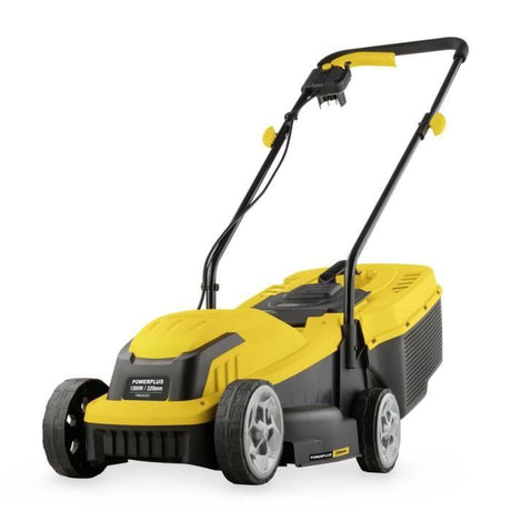 Tondeuse a gazon électrique - POWERPLUS - POWEG62205 - 1300 W - 320 mm Ř - Avec ramassage et éjection arriere