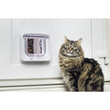 SUREFLAP Chatičre ŕ Puce électronique Connecté - Blanc - 142 mm x 120 mm (Livré sans le Hub)