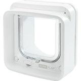 SUREFLAP Chatičre ŕ Puce électronique Connecté - Blanc - 142 mm x 120 mm (Livré sans le Hub)