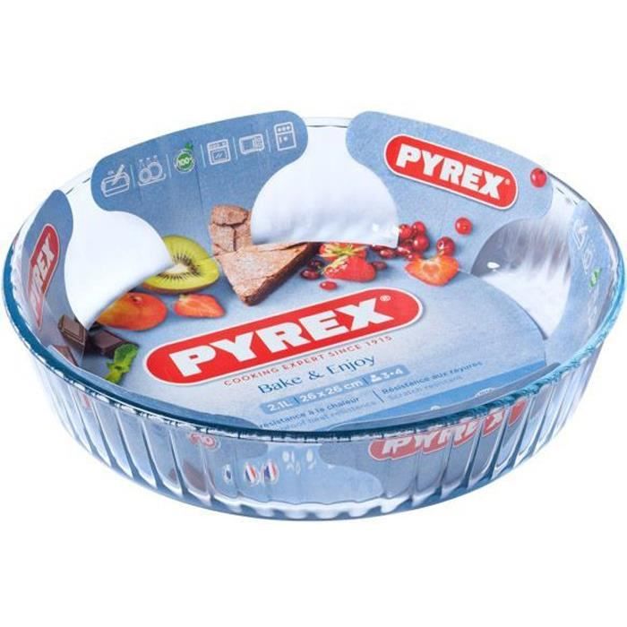 Moule a quatre-quart - PYREX - 1450154 - En verre borosilicate - 26 cm