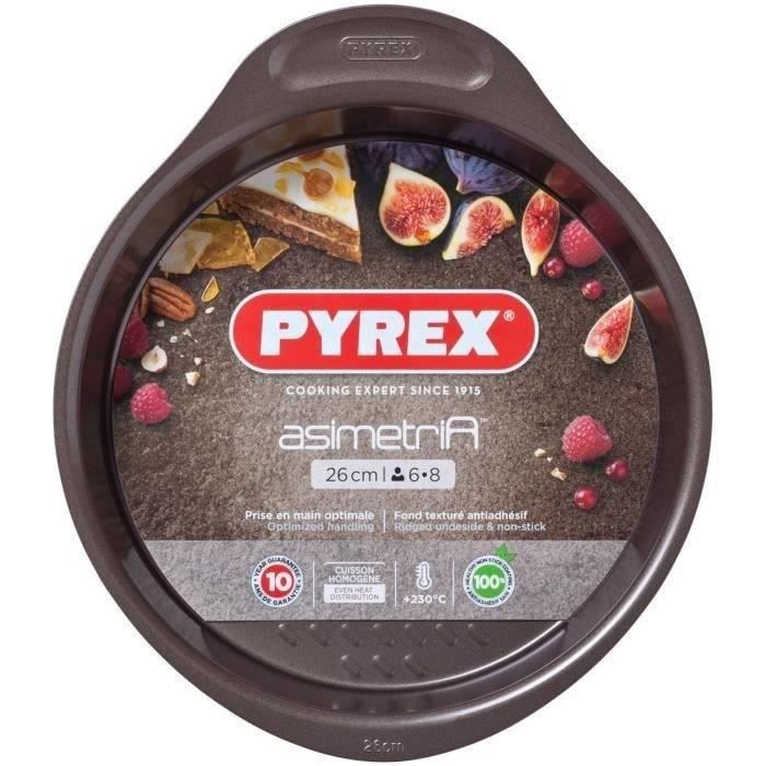 Moule a manqué - PYREX - 1452004 - En acier carbonne - Antiadhésif - 26 cm