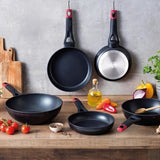 Poele - PYREX - 1455015 - En aluminium forgé - Antiadhésif - 20 cm - Sans PFAS