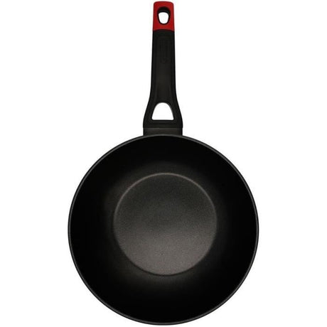 Wok - PYREX - 1455021 - En aluminium forgé - Antiadhésif - 28 cm - Sans PFAS