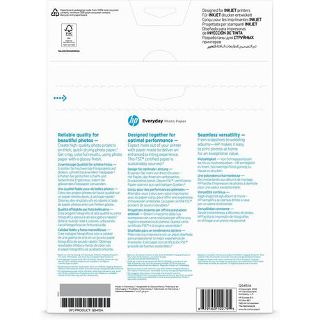 Papier photo HP Q5451A - 25 feuilles A4