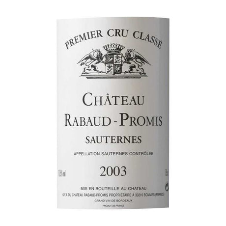 Château Rabaud-Promis 2017 Sauternes 1er Cru Classé - Vin blanc de Bordeaux