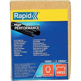 Agrafes grillage plastifiées noir VR22 de Rapid