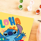 CreArt Kids 18x24cm Stitch, Kit de peinture par numéros Numéro d'Art, Des 7 ans, 25844, Ravensburger