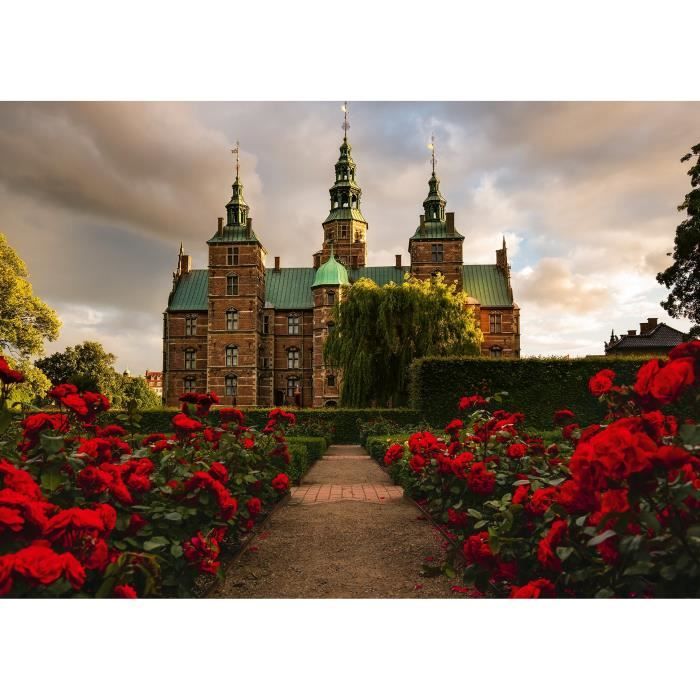 Puzzle 1000 pieces Château de Rosenborg, Danemark, Collection Highlight, des 14 ans,  Château, 12001336, Ravensburger