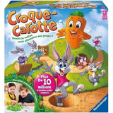 Croque Carotte, Jeu de parcours rigolo pour enfant, 2 ŗ 4 joueurs, Ravensburger, 22223, DŤs 4 ans
