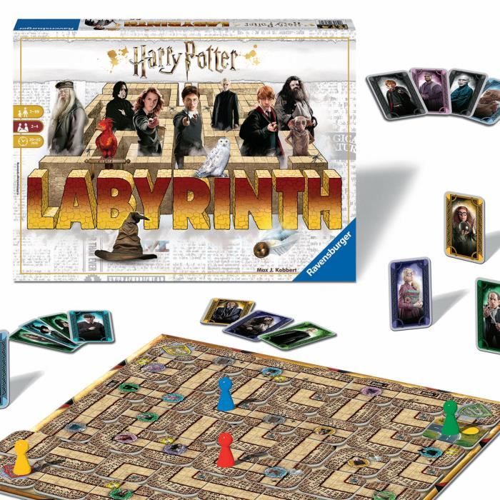 Labyrinthe Harry Potter, Jeu de société,  Chasse au trésor dans un labyrinthe en mouvement, Des 7 ans, Ravensburger