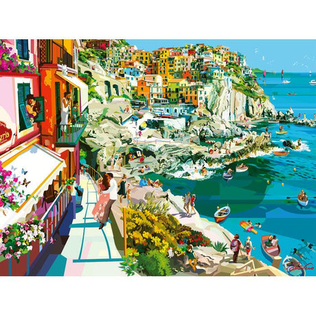 Ravensburger - Puzzle Adulte - Puzzle 1500 pieces - Romance aux Cinque Terre -des 14 ans - Puzzle de qualité supérieure - 12000430