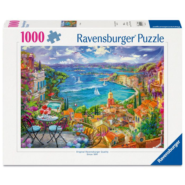 Ravensburger - Puzzle Adulte - Puzzle 1000 pieces -  Saint-Tropez - des 14 ans - Puzzle de qualité supérieure -12001824