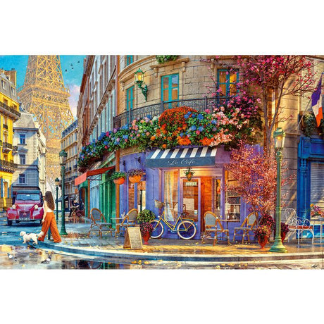 Nathan-Puzzle 3000 pieces Dans les rues de Paris-des 14 ans-Pz qualité supérieure-Encastrement parfait-Collection Nostalgie-12001870