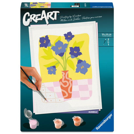Ravensburger – CreArt 18x24 cm – Adulte – Peinture par numéros – Jonquilles – Activité détente et créative – 12023136