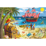 Ravensburger - Puzzle Enfant - Lot de 2 puzzles 24 pieces - Pirates et sirenes -des 4 ans - 2 posters a taille réelle - 05676