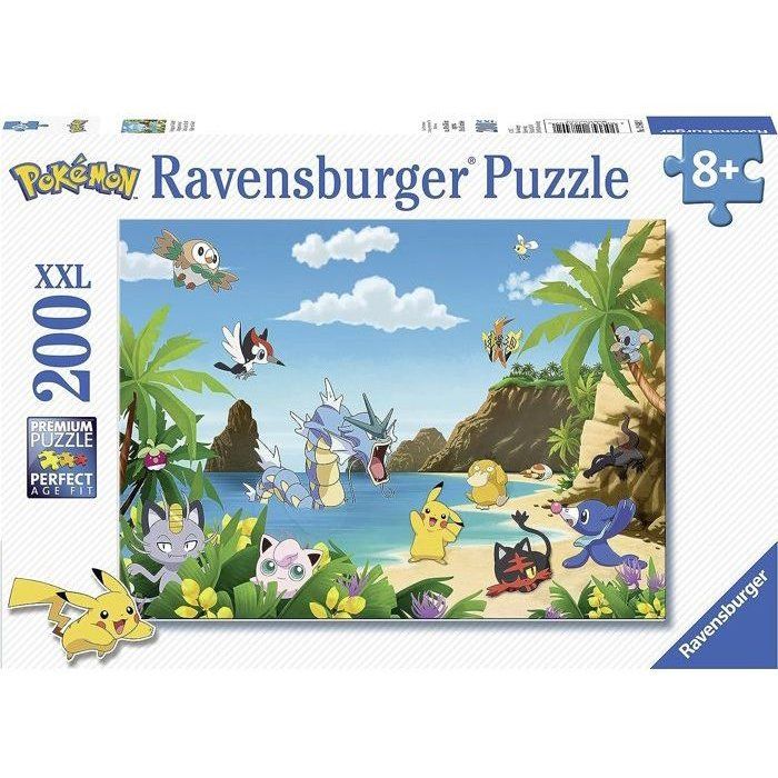 Puzzle 200 pieces XXL - Ravensburger - Attrapez-les tous ! - Pokémon - Dessins animés et BD - Garantie 2 ans