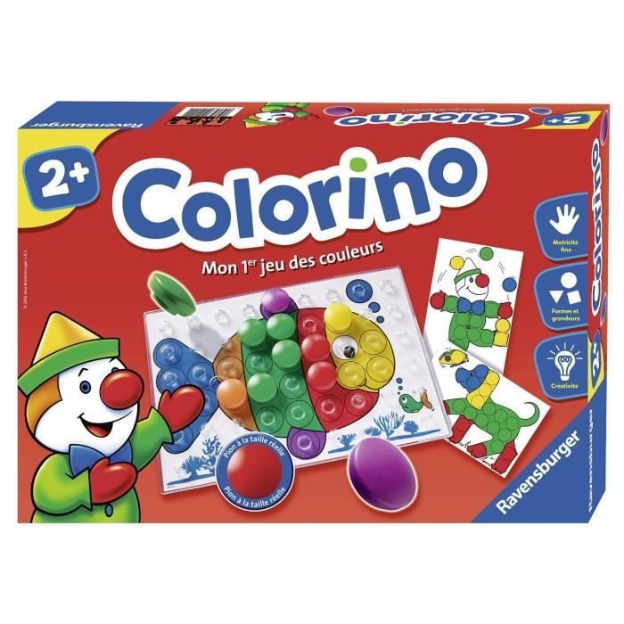 Colorino - Jeu éducatif - Apprentissage des couleurs - Activités créatives enfant - Ravensburger - Dčs 2 ans