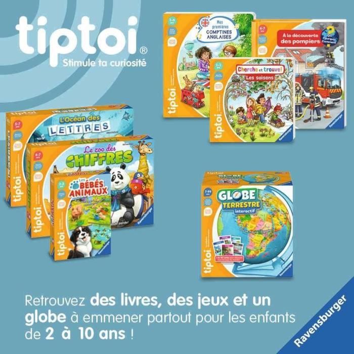 tiptoi L'encyclopédie des p'tits curieux, Livre interactif, Jeu éducatif électronique sans écran, Des 4 ans, 13099017, Ravensburger