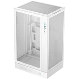 Boîtier PC sans alimentation - DEEPCOOL - CH270 Digital - Mini tour - Format M-ATX - 1x120mm RGB inclus + affichage digital - Blanc