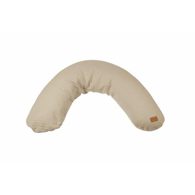 BÉABA - Big Flopsy™ - Coussin de grossesse et d'allaitement - Fleur de coton - 180 cm - Lin